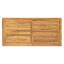 Banc élégant en bois avec base en métal