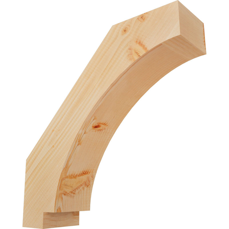 Attelle impériale du genou, Sapin de Douglas, Lisse, H 20 po x l 5,5 po x P 20 po
