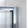 Flex 32" W x 32" D x 78" H Semi-Frameless Square Tub Enclosure with Fixed Panel and Base Included