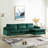 Emerald Velvet Sofa