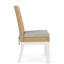 Chaise rembourrée en bois massif Lana 