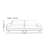 Minimalist Solid Wood Straight Sofa