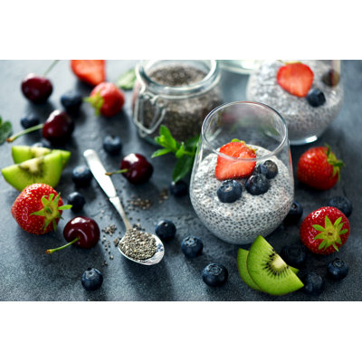 Chia Pudding - Wrapped Canvas Print