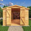Garden Value 8 Ft. W x 12 Ft. D Overlap Apex Shed-29354655
