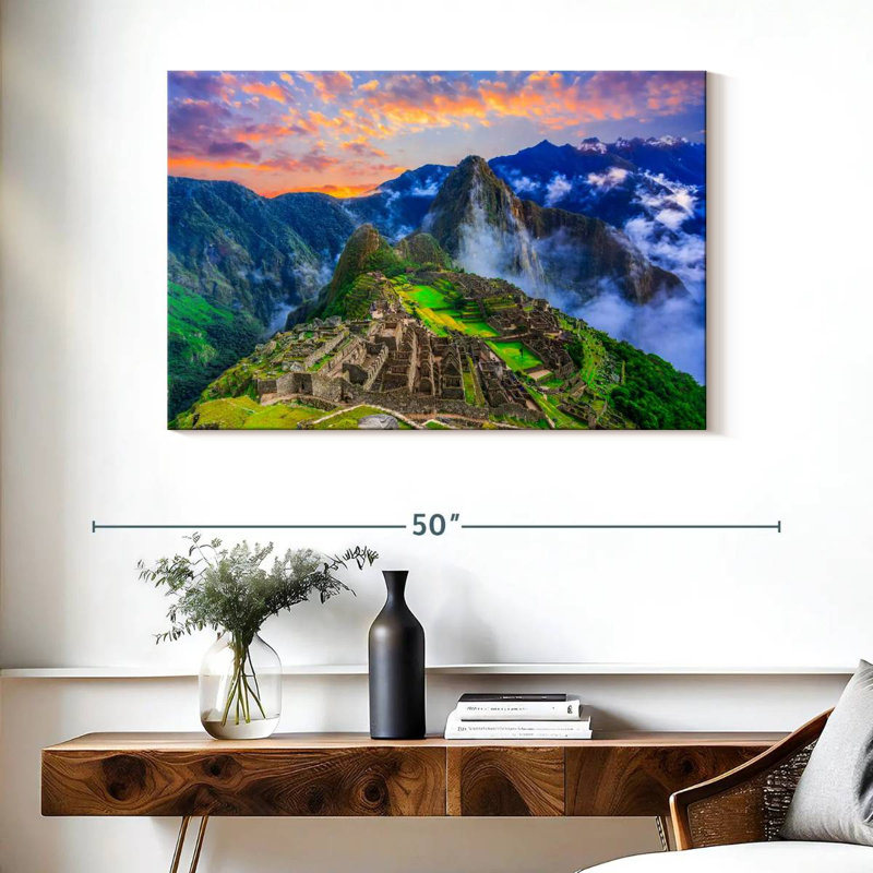 Lilie, ville inca, Machu Picchu, H 26 po x l 39 po