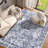 Non Slip Vintage Floral Floor Cover Non-Slip Thin Soft Retro Carpet Foldable Low-Pile Distressed Throw Rug for Dining Room Living Room Home Nursery-550743124