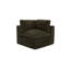 Chaise de coin Cates vert foncé-123064592