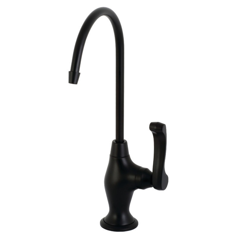Kingston Brass Royale Single-Handle 1-Hole Deck Mount Water Filtration Faucet, Brushed Nickel