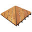 30cm L x 30cm W Acacia Hardwood Interlocking Deck Deck Tile Kit