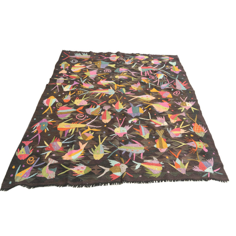 Tapis brun foncé Nathanael