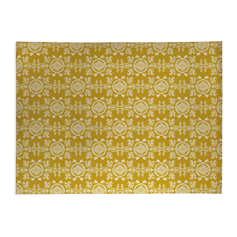 Jackie Soft Step Outdoor Area Rug, Gold, Rectangle 5' x 3'