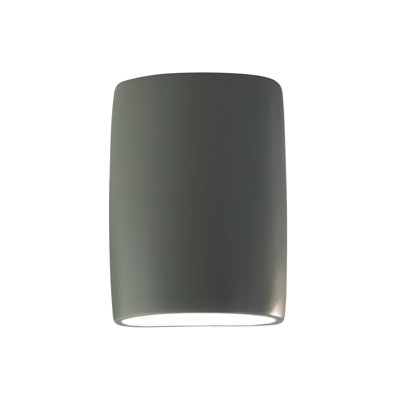 Juliahna Ceramic LED Flush Mounted Sconce