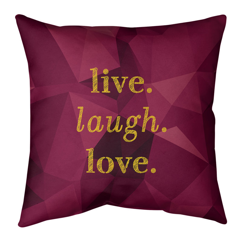 Housse de coussin en lin en faux gemme love, 20 po x 20 po, Spinelle / or