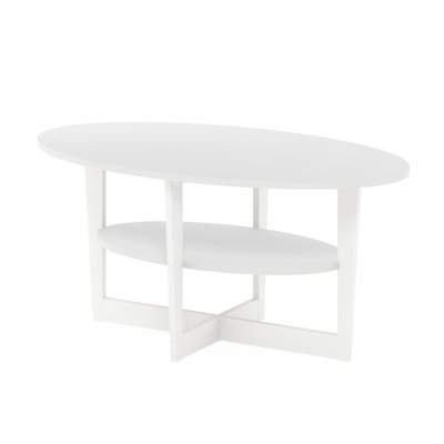 Yalim Sled Oval Coffee Table with Storage