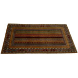 Oszkar Oriental Area Rug in Multicolor Yellow