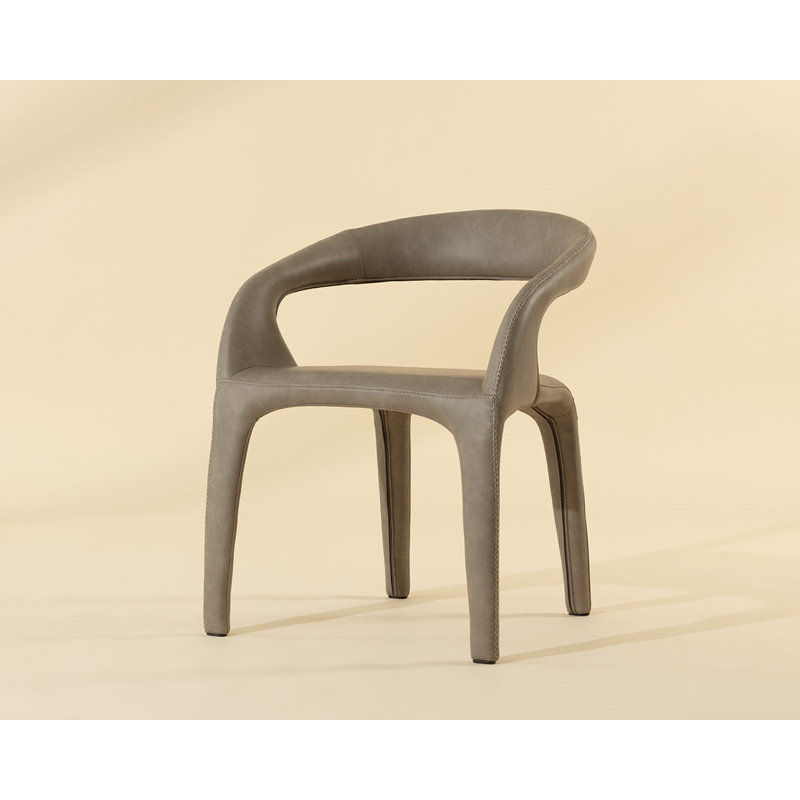 Atika Upholstered Arm Chair, Ivanhoe Mineral