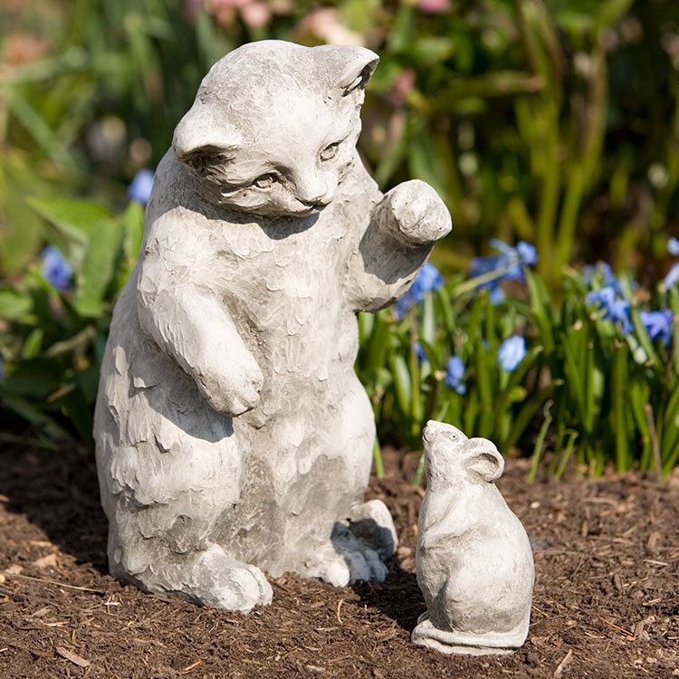 Cat Garden Statue, Graystone