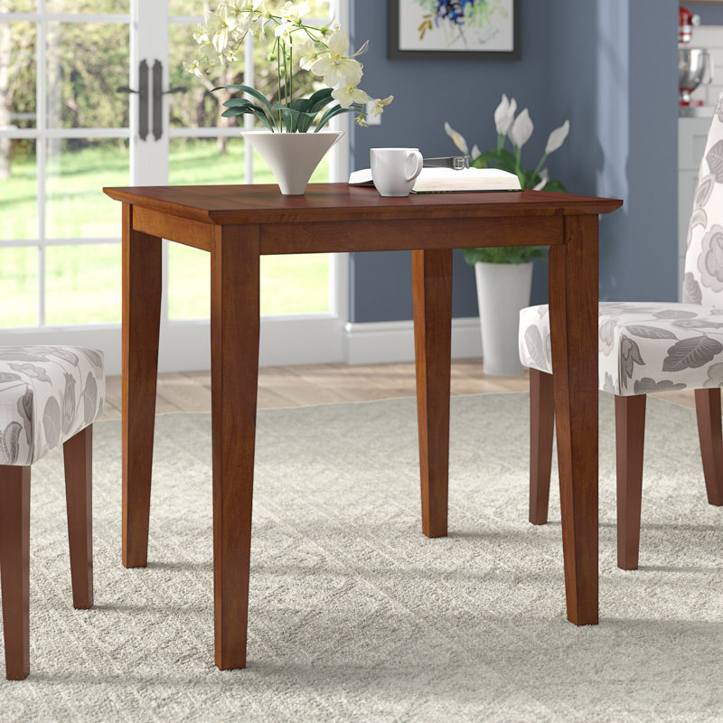 Table à manger en bois massif Calumet Heimann, H 30 po x L 36 po x l 36 po, Espresso