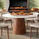 Gullu Round Dining Table With Lazy Susan For 4-6-8