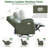 30.3'' Modern And Soft Manual Upholstered Swivel And Rocking Manual Recliner-759902643