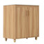 Meuble-lavabo 30 po avec lavabo, armoire multifonctionnelle avec portes et tiroir, panneau de fibres à densité moyenne