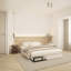 Sommier tapissier double, sommier tapissier en métal de 7 po de hauteur seulement, sommier robuste avec housse en tissu, assemblage facile-639854693-642202968