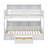 Bunk Bed With Built-In Shelves Beside Both Upper And Down Bed And Storage Drawer-2140826555