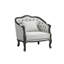 Fauteuil demi-tonneau avec coussin, fauteuil d'appoint Agatho-709938529