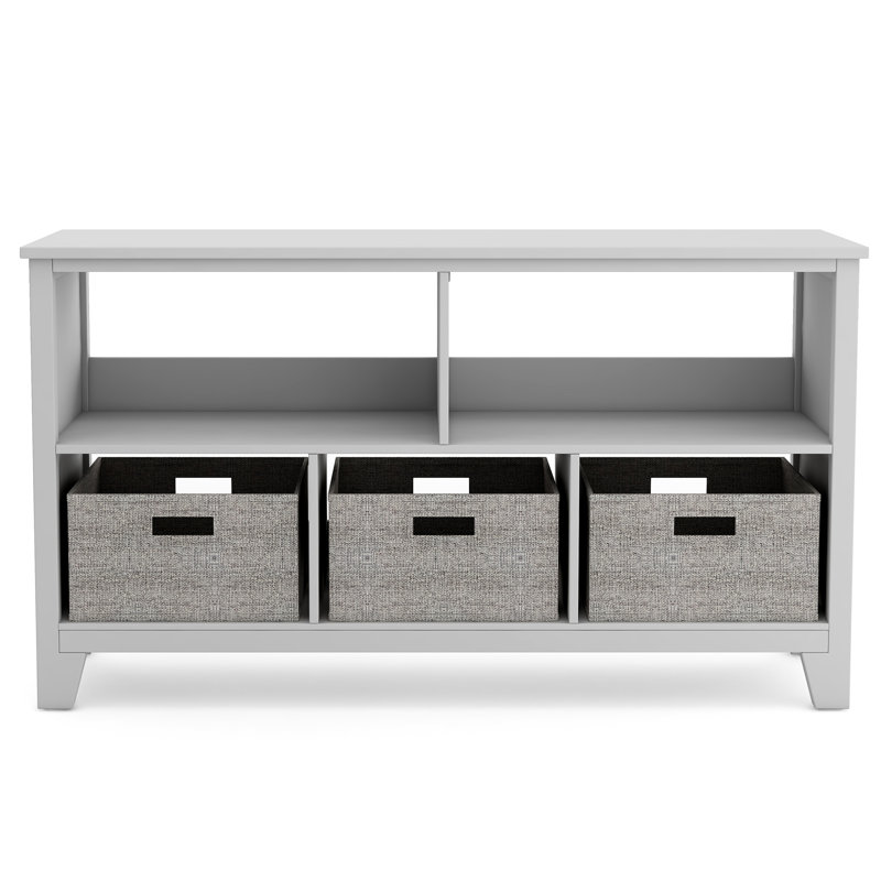 Bibliothèque basse Martha Stewart, gris