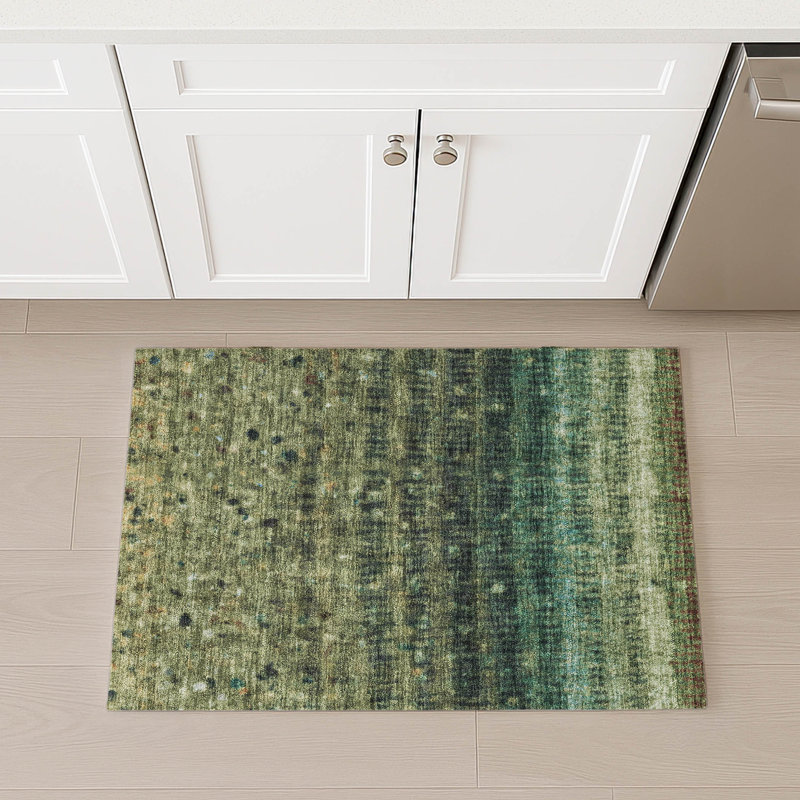 Machine Washable Indoor/Outdoor Chantille ACN2316 Stripes Rug, Rectangle 1'8" x 2'6"