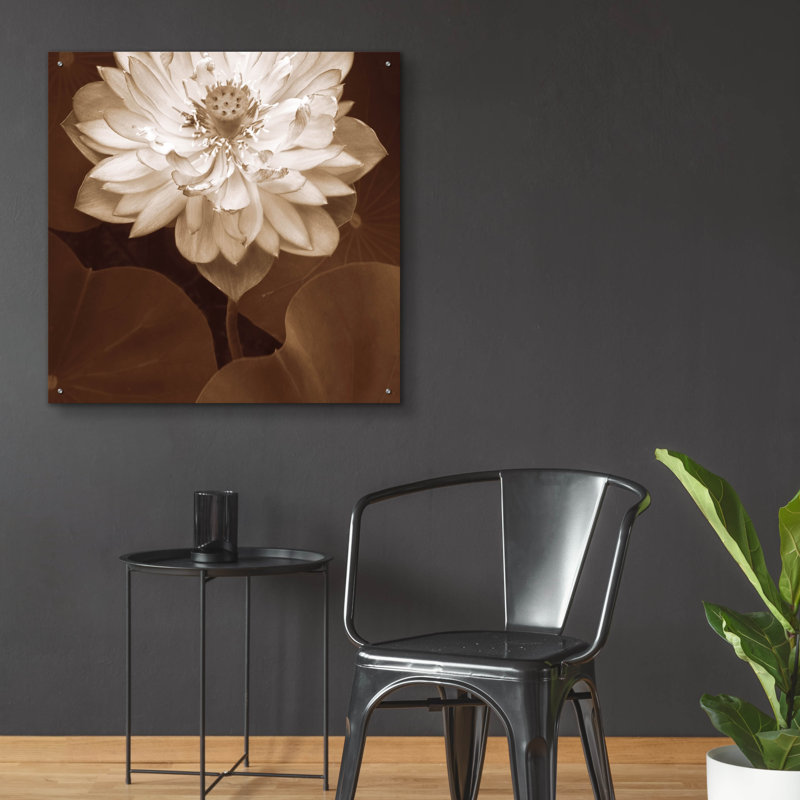 Epic Art ' Lotus Welcome' By Rebecca Swanson, Acry " Lotus Welcome " by Rebecca Swanson, H 36 po x l 36 po x P 0,2 po