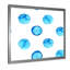 Pois bleu clair - peinture sur toile-67438698-67438706