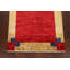 Tapis de couloir oriental contemporain Gabbeh 3 x 10