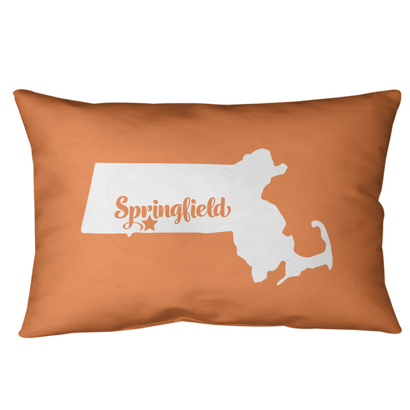 Coussin lombaire intérieur/extérieur, Springfield, Orange