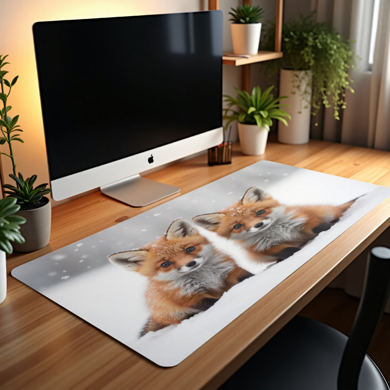 Polyester Desk Pad, 14.4x12.1