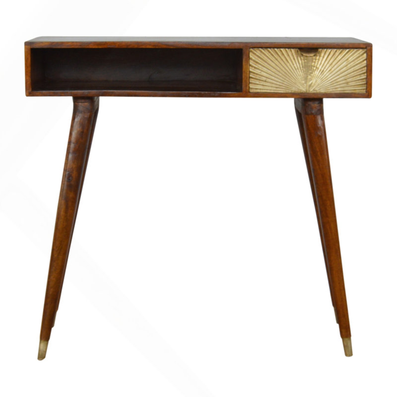 Bureau d'écriture doré