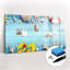 Magnetic Memo Board Whiteboard - 120 x 60 cm - With Marker and Magnets - Beach gadgets