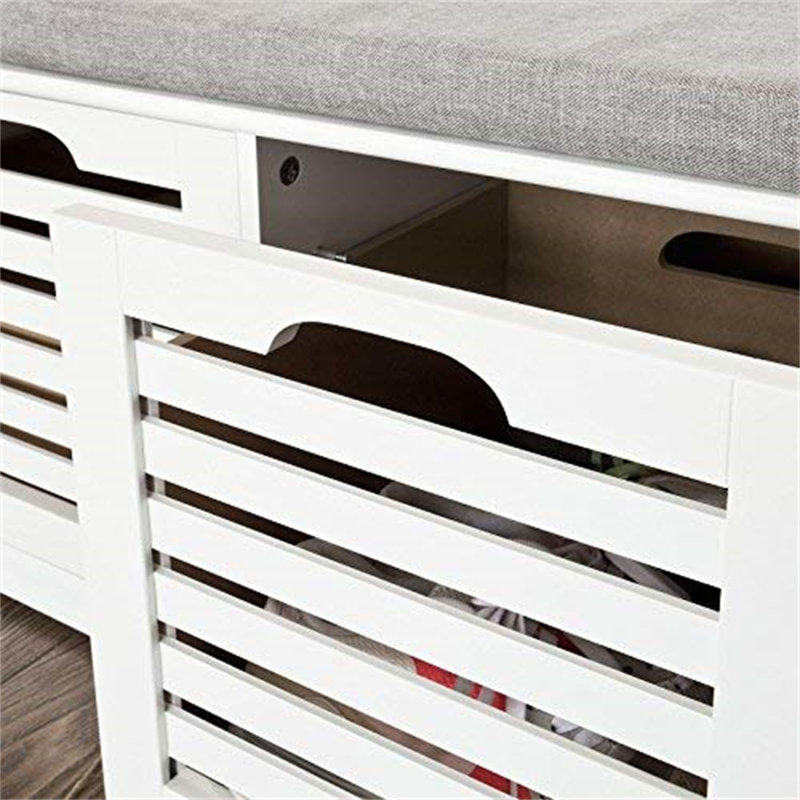 Segars Polyester Upholstered Storage Bench