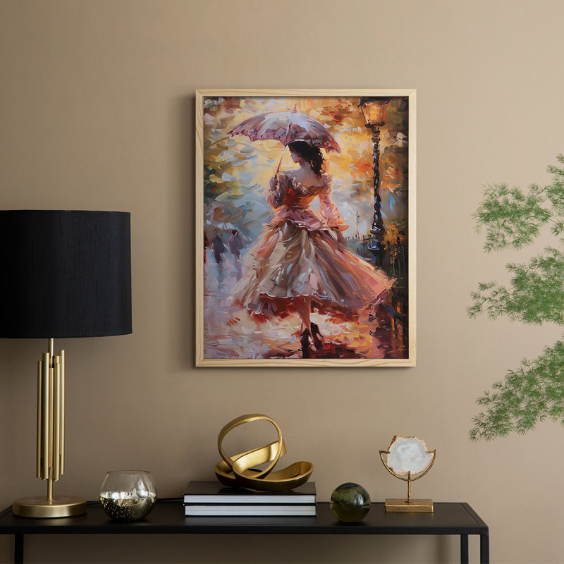 «WOMEN Series DCCxxix», reproduction encadrée - bois massif, Naturel, H 30 po x l 24 po