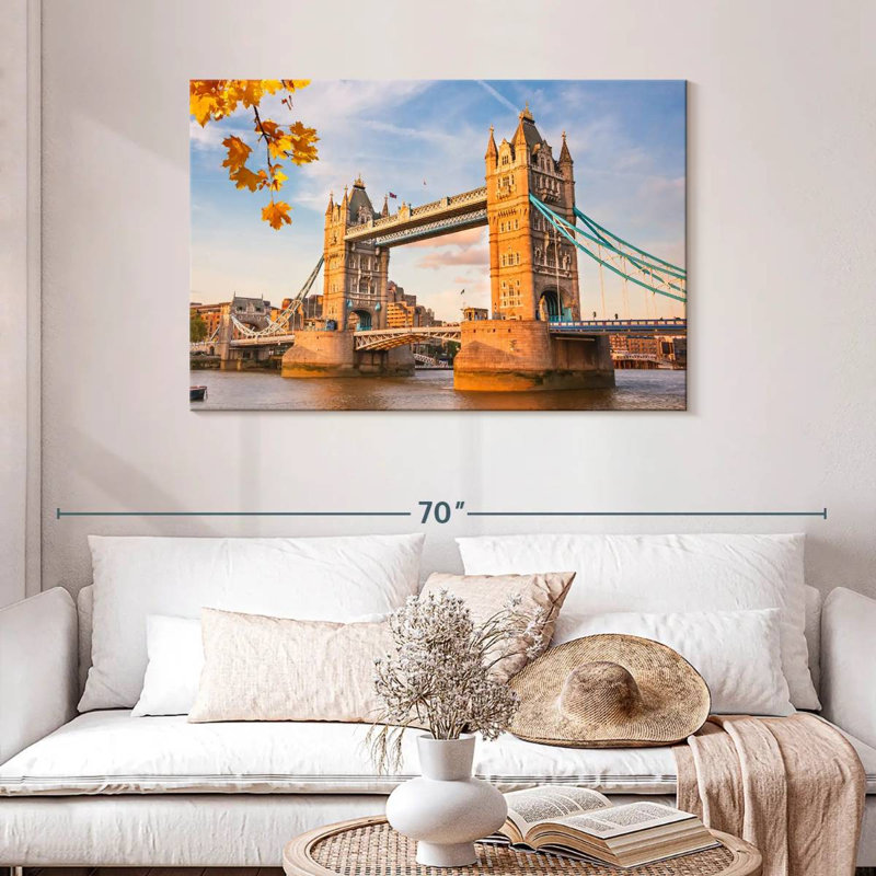 Nicci Tower Bridge en automne, H 30 po x l 45 po