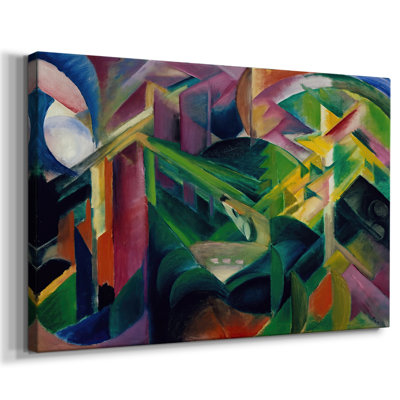 Foxes (Füchse)-Franz Marc-Gallery Wrapped Canvas-1913
