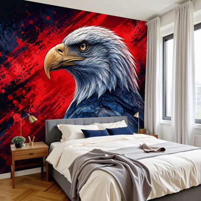 Papier peint adhésif auto-adhésif moderne pour la chambre à coucher L 69 po x l 96 po Peel and Stick