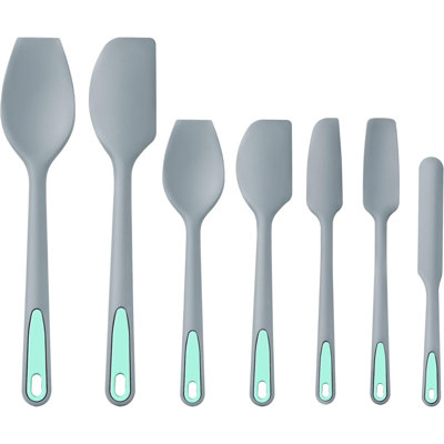 Silicone Spatula, 7 Pieces Seamless Spatula Set, Nonstick Turner Spatulas For Baking, Cooking & Mixing, Dishwasher Safe