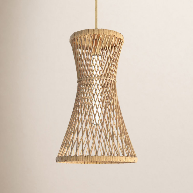 Luminaire suspendu géométrique 1 lumière Marselle, Or bruni
