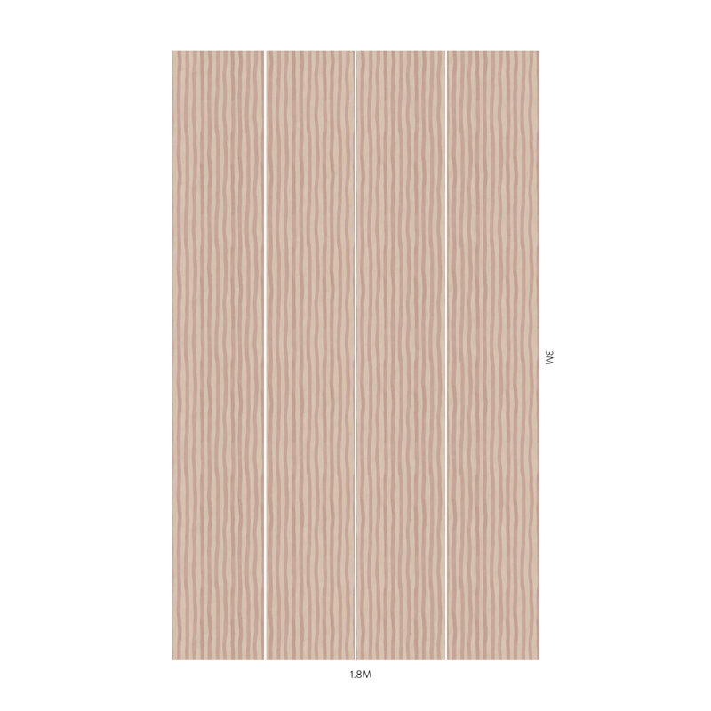 Artist's Stripe Wallpaper, Sakura/Astrantia