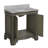 Twain 36'' Single Bathroom Vanity with Carrara Marble Top-837783234-814989588