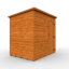 7x5w Tiger Shiplap Windowless Pent