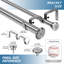 Tringle à rideaux double à boutons plats Couey-1664546582-1664546577