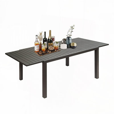 Table de salle à manger extensible pour patio