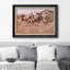 «Famous Artwork Smoke» par Charles Marion Russell, reproduction d'art encadrée-91356122-91356123